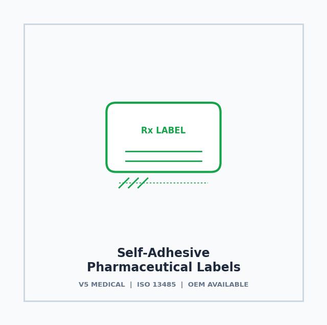 Self-Adhesive Pharmaceutical Labels - Pharmaceutical Packaging by V5 Medical